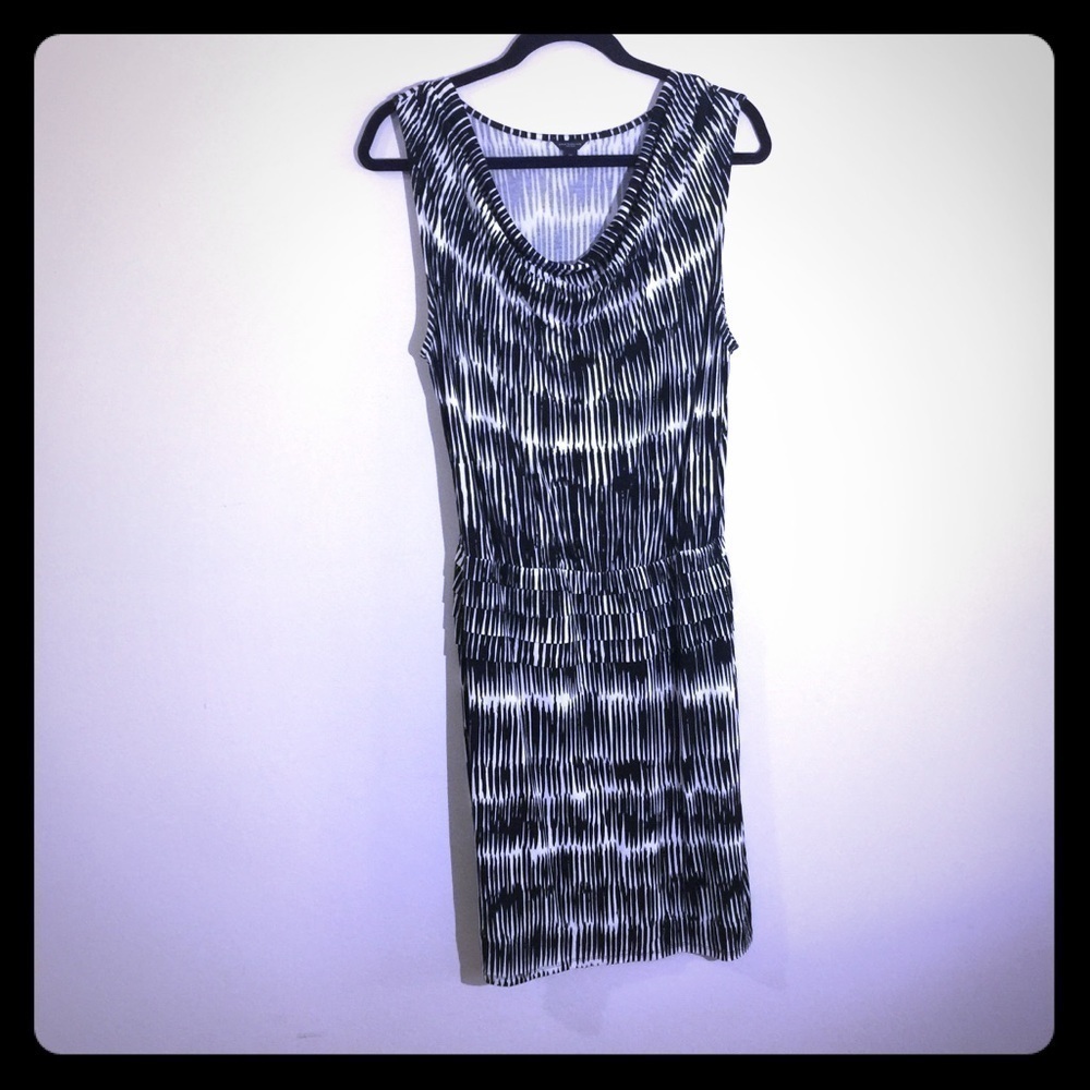 Ann Taylor Black and Whit  Dress